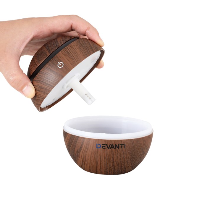 Devanti Aroma Diffuser Aromatherapy Dark Wood 130ml Devanti Aroma Diffuser Aromatherapy Dark Wood 130ml