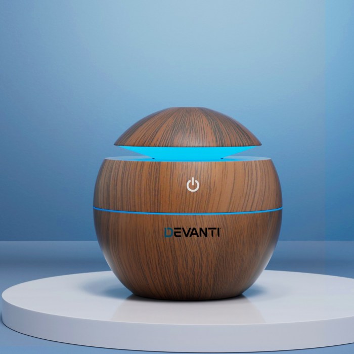Devanti Aroma Diffuser Aromatherapy Dark Wood 130ml Devanti Aroma Diffuser Aromatherapy Dark Wood 130ml