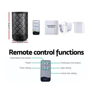Devanti Aroma Diffuser Aromatherapy Black 100ml Devanti Aroma Diffuser Aromatherapy Black 100ml