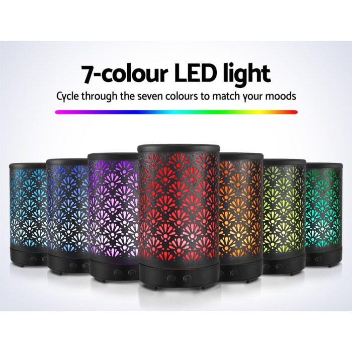 Devanti Aroma Diffuser Aromatherapy Black 100ml Devanti Aroma Diffuser Aromatherapy Black 100ml