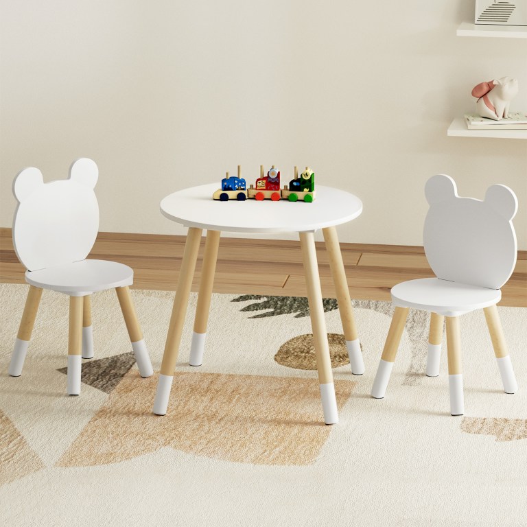 Private: Keezi 3 Piece Kids Table and Chairs Set Activity Playing Study Children Desk Keezi 3 Piece Kids Table and Chairs Set Activity Playing Study Children Desk
