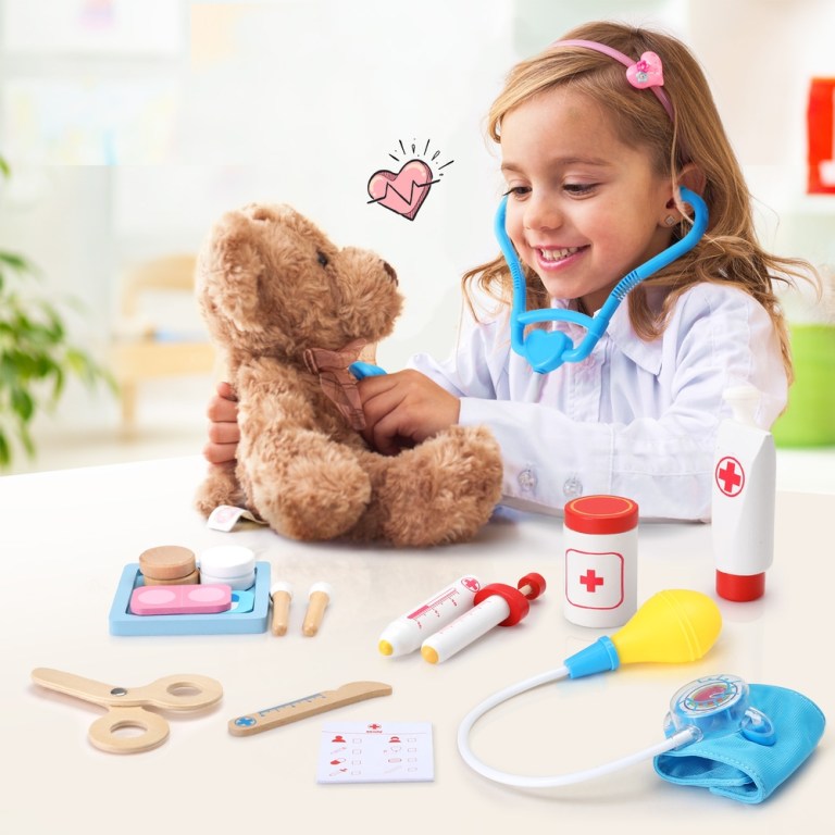 Keezi Kids Doctor Nurse Medical Case Pretend Play Set