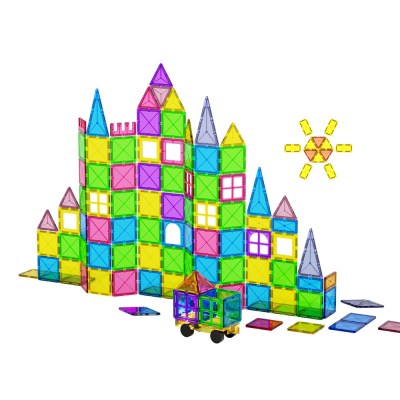 Keezi 120pcs Kids Magnetic Tiles Blocks Building Educational Toys Children Gift Keezi 120pcs Kids Magnetic Tiles Blocks Building Educational Toys Children Gift