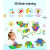 Keezi 120pcs Kids Magnetic Tiles Blocks Building Educational Toys Children Gift Keezi 120pcs Kids Magnetic Tiles Blocks Building Educational Toys Children Gift