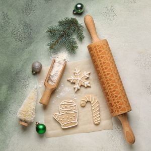Bread and Butter Laser Etch Wooden Rolling Pin – Fairisle