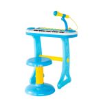 Children’s Electronic Keyboard with Stand (Blue) Musical Instrument Toy Children’s Electronic Keyboard with Stand (Blue) Musical Instrument Toy