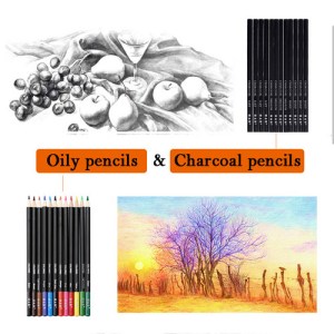 72pcs Professional Drawing Artist Kit Set Pencils and Sketch Charcoal Art Tools 72pcs Professional Drawing Artist Kit Set Pencils and Sketch Charcoal Art Tools