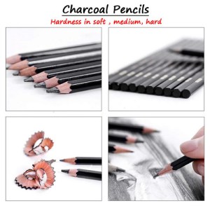 72pcs Professional Drawing Artist Kit Set Pencils and Sketch Charcoal Art Tools 72pcs Professional Drawing Artist Kit Set Pencils and Sketch Charcoal Art Tools