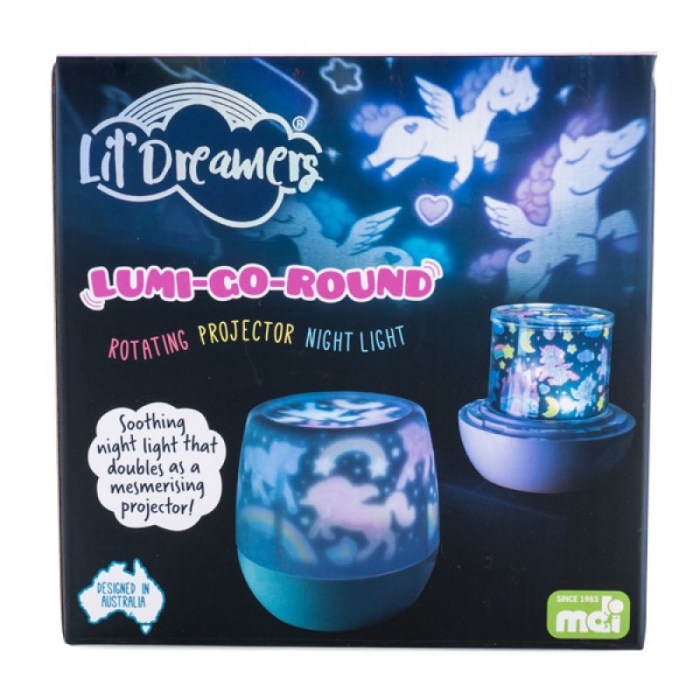 Lil Dreamers Unicorn Rotating Projector Light