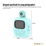 Private: Kids Rechargeable Instant Print Camera Blue – Digital Thermal Photo Video MP3 Kids Rechargeable Instant Print Camera Blue – Digital Thermal Photo Video MP3