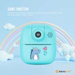 Private: Kids Rechargeable Instant Print Camera Blue – Digital Thermal Photo Video MP3 Private: Kids Rechargeable Instant Print Camera Blue – Digital Thermal Photo Video MP3