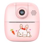 Private: Kids Rechargeable Instant Print Camera Pink – Digital Thermal Photo Video MP3