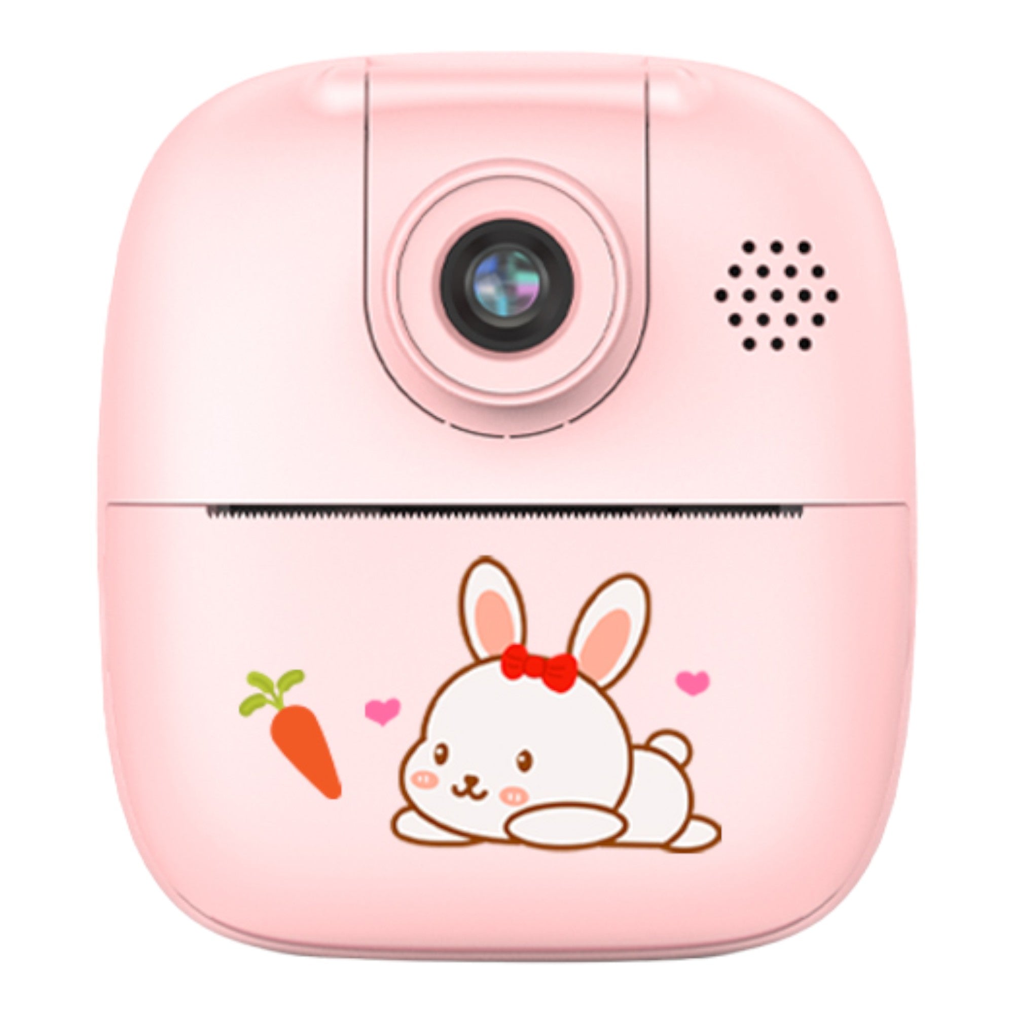 Private: Kids Rechargeable Instant Print Camera Pink – Digital Thermal Photo Video MP3