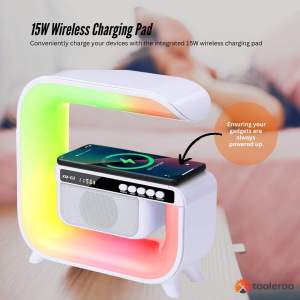 Private: Bluetooth Rechargeable Speaker – Wireless Phone Charging LED Lamp Alarm Clock Bluetooth Rechargeable Speaker – Wireless Phone Charging LED Lamp Alarm Clock