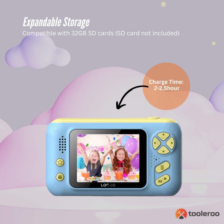 Private: Kids HD Digital Camera Blue – Children’s Selfie Photo Video 2.4 Inch Screen Kids HD Digital Camera Blue – Children’s Selfie Photo Video 2.4 Inch Screen