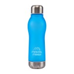 Mineral Maker MORBIDO Alkaline Filter Water Bottle + a Mineral Stone Pouch BLUE