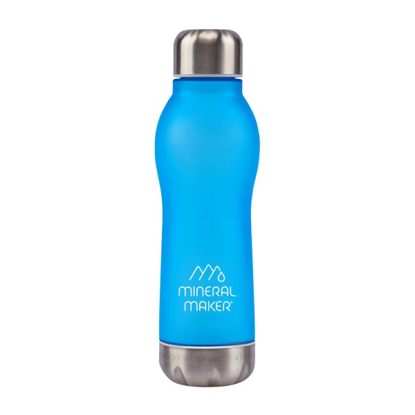 Mineral Maker MORBIDO Alkaline Filter Water Bottle + a Mineral Stone Pouch BLUE Mineral Maker MORBIDO Alkaline Filter Water Bottle + a Mineral Stone Pouch BLUE