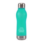 Mineral Maker MORBIDO Alkaline Filter Water Bottle + a Mineral Stone Pouch GREEN