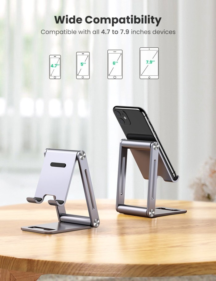 Private: UGREEN 80708 Adjustable Aluminum Phone Holder