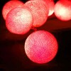 1 Set of 20 LED Red 5cm Cotton Ball Battery Powered String Lights Christmas Gift Home Wedding Party Bedroom Decoration Outdoor Indoor Table Centrepiece 1 Set of 20 LED Red 5cm Cotton Ball Battery Powered String Lights Christmas Gift Home Wedding Party Bedroom Decoration Outdoor Indoor Table Centrepiece