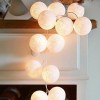 1 Set of 20 LED White 5cm Cotton Ball Battery Powered String Lights Christmas Gift Home Wedding Party Bedroom Decoration Outdoor Indoor Table Centrepiece 1 Set of 20 LED White 5cm Cotton Ball Battery Powered String Lights Christmas Gift Home Wedding Party Bedroom Decoration Outdoor Indoor Table Centrepiece
