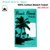 Aqua Blu Bondi Beach Aqua 100% Cotton Beach Towel 80 x 150 cm Aqua Blu Bondi Beach Aqua 100% Cotton Beach Towel 80 x 150 cm