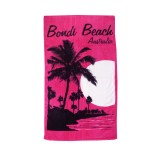 Aqua Blu Bondi Beach Pink 100% Cotton Beach Towel 80 x 150 cm Aqua Blu Bondi Beach Pink 100% Cotton Beach Towel 80 x 150 cm