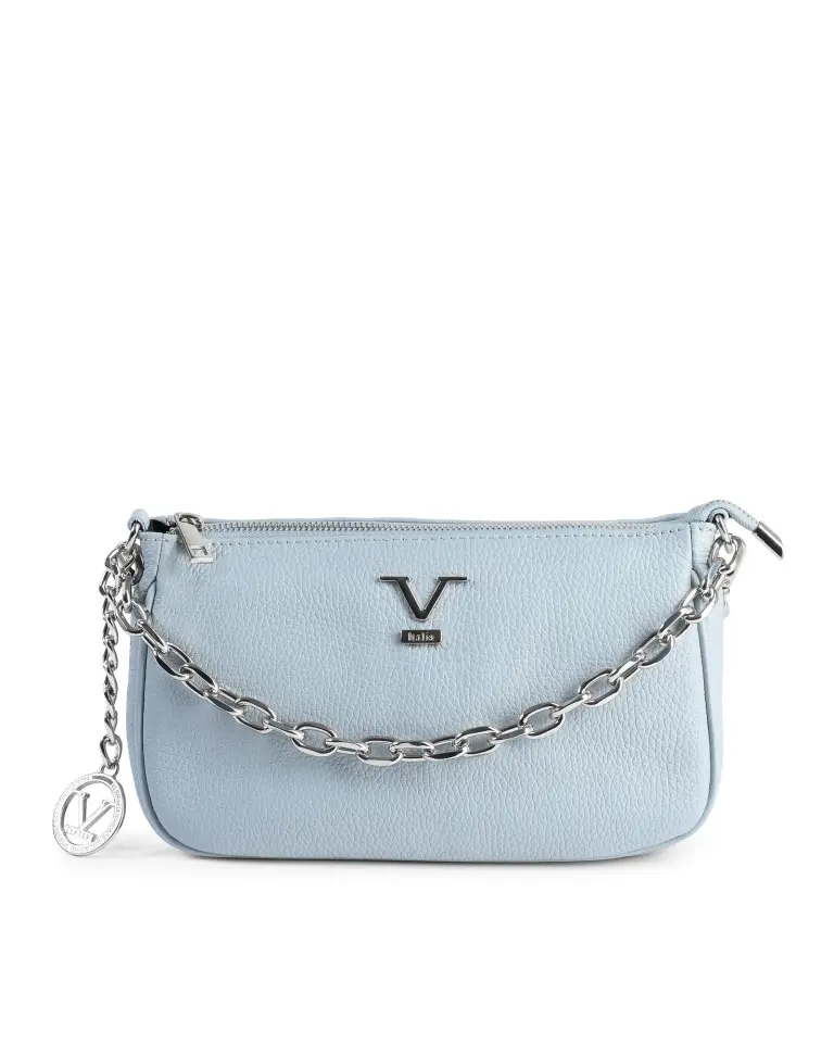 V Italia Versace Blue Leather Mini Bag V Italia Versace Blue Leather Mini Bag