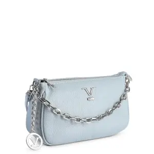 V Italia Versace Blue Leather Mini Bag V Italia Versace Blue Leather Mini Bag