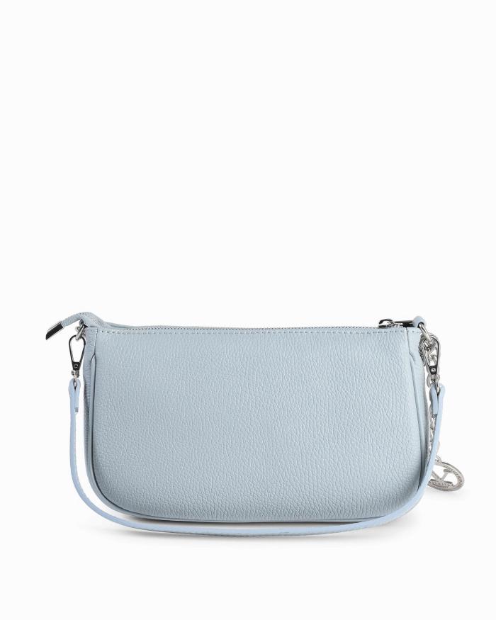 V Italia Versace Blue Leather Mini Bag