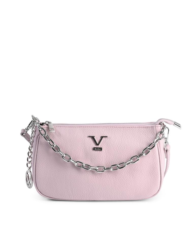 V Italia Versace Leather Mini Bag Dollaro Pink