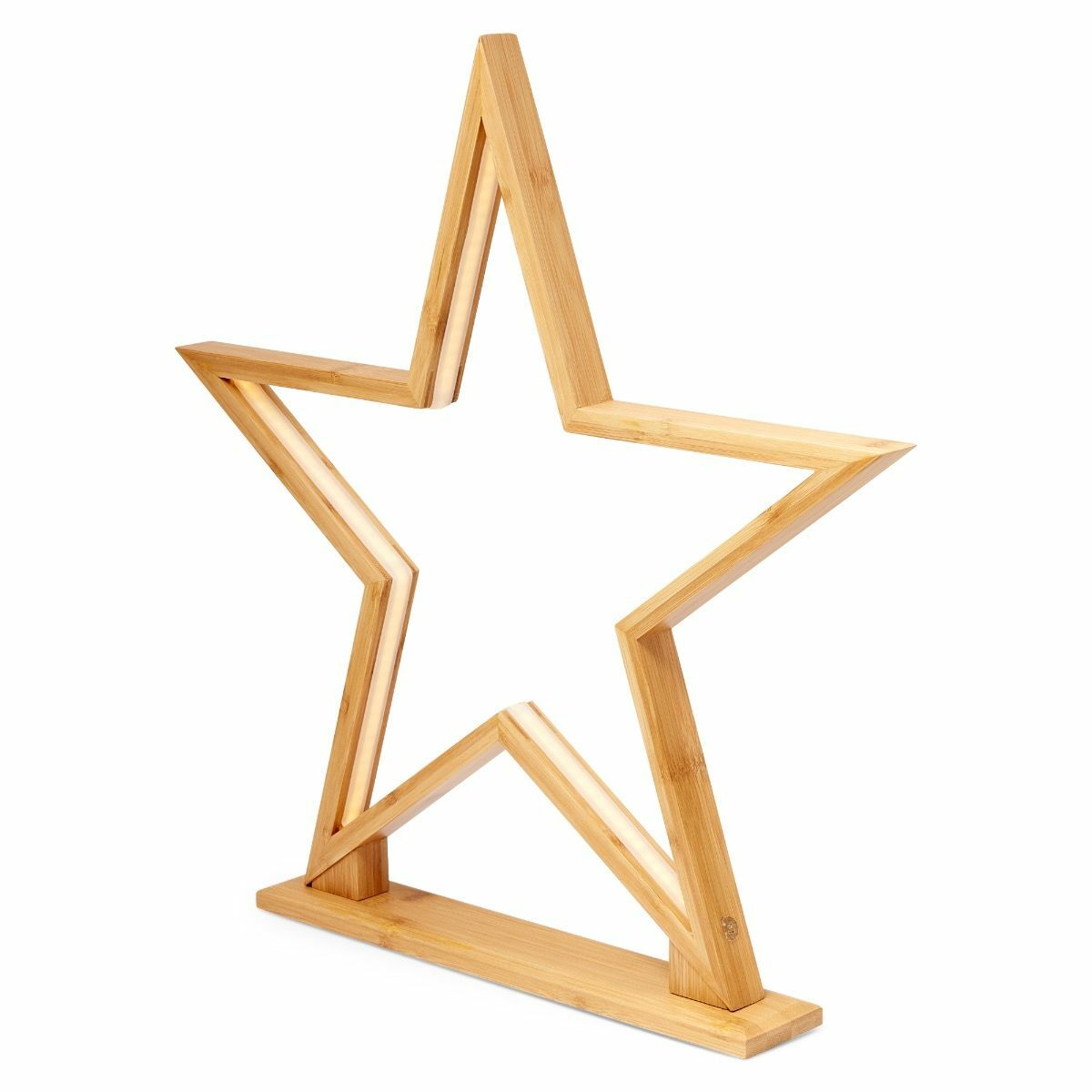 Private: 52cm Bamboo Star LED Table Desk Lamp Light Modern Designer – Natural