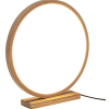 Private: Bamboo Single Ring LED Lamp Light Modern Scandi Minimalistic – Natural