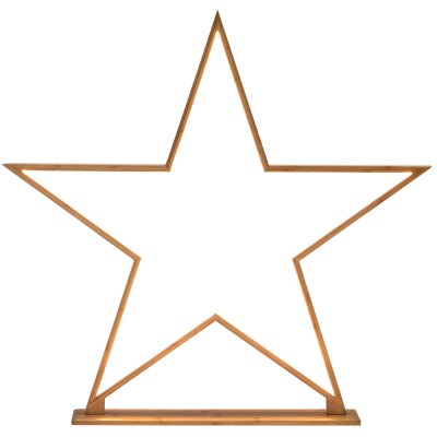 Private: 87cm Bamboo Star Table Lamp Desk Light LED Strip Modern Designer – Natural