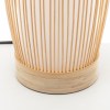Private: Natural Woven Bamboo Cylinder Table Lamp Light Shade Boho Tropical Coastal