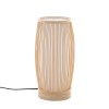 Private: Natural Woven Bamboo Cylinder Table Lamp Light Shade Boho Tropical Coastal