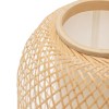 Private: Natural Woven Bamboo Oval Table Lamp Light Shade Boho Tropical Coastal Private: Natural Woven Bamboo Oval Table Lamp Light Shade Boho Tropical Coastal