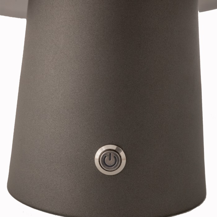 Private: LED Cordless Mushroom USB Rechargeable Table Lamp Dimming Night Light – Steel Grey Private: LED Cordless Mushroom USB Rechargeable Table Lamp Dimming Night Light – Steel Grey
