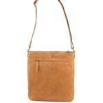 Milleni Womens Italian Leather Bag Soft Nappa Leather Cross-Body Travel – Caramel