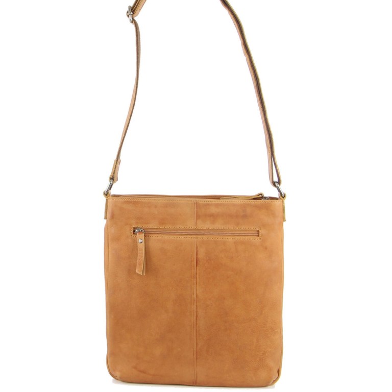 Milleni Womens Italian Leather Bag Soft Nappa Leather Cross-Body Travel – Caramel