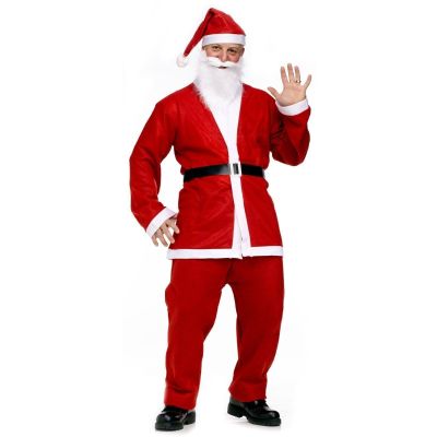 ADULT SANTA CLAUS COSTUME Suit Father Xmas Party Outfit Father Christmas ADULT SANTA CLAUS COSTUME Suit Father Xmas Party Outfit Father Christmas
