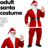 ADULT SANTA CLAUS COSTUME Suit Father Xmas Party Outfit Father Christmas ADULT SANTA CLAUS COSTUME Suit Father Xmas Party Outfit Father Christmas