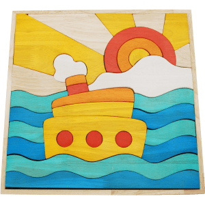 Ocean Scene Puzzle and play set