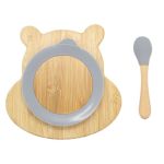 Bamboo Kids Children Baby Plate Bowl & Silicon Suction Cap Base & Spoon – Hippo Bamboo Kids Children Baby Plate Bowl & Silicon Suction Cap Base & Spoon – Hippo