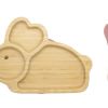Bamboo Kids Children Baby Plate Bowl & Silicon Suction Cap Base & Spoon – Rabbit Bamboo Kids Children Baby Plate Bowl & Silicon Suction Cap Base & Spoon – Rabbit