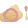 Bamboo Kids Children Baby Plate Bowl & Silicon Suction Cap Base & Spoon – Rabbit Bamboo Kids Children Baby Plate Bowl & Silicon Suction Cap Base & Spoon – Rabbit