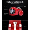 Devanti 2200W Bagless Vacuum Cleaner Red Devanti 2200W Bagless Vacuum Cleaner Red