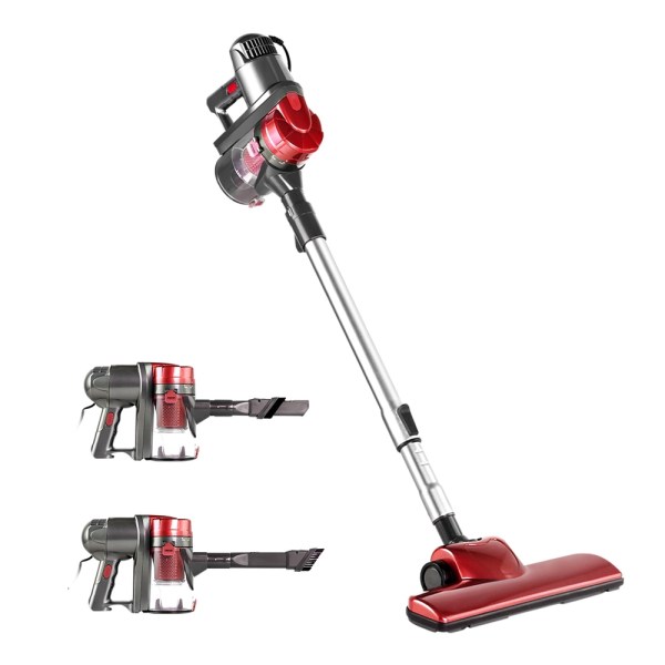 Devanti Stick Vacuum Cleaner Handheld Corded 450W Red Devanti Stick Vacuum Cleaner Handheld Corded 450W Red