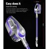Devanti Stick Vacuum Cleaner Bagless Cordless 150W Purple Devanti Stick Vacuum Cleaner Bagless Cordless 150W Purple