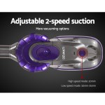 Devanti Stick Vacuum Cleaner Cordless Roller Brush 150W Purple Devanti Stick Vacuum Cleaner Cordless Roller Brush 150W Purple